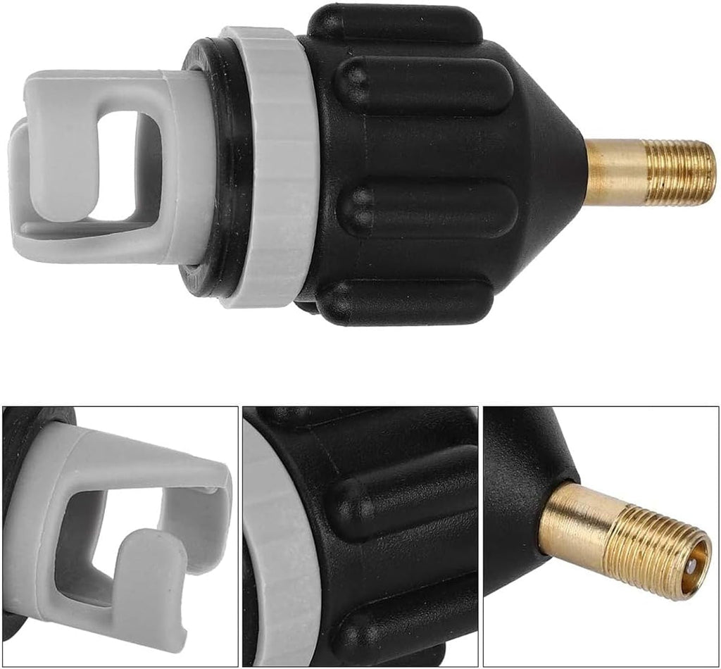 Inflatable SUP Pump Adaptor，Air Pump Converter Air Valve Adapter Sup with Standard Conventional Air Valve Attachment for Stand Up Paddle Board, Inflatable Bed, Inflatable Boat，Kayak