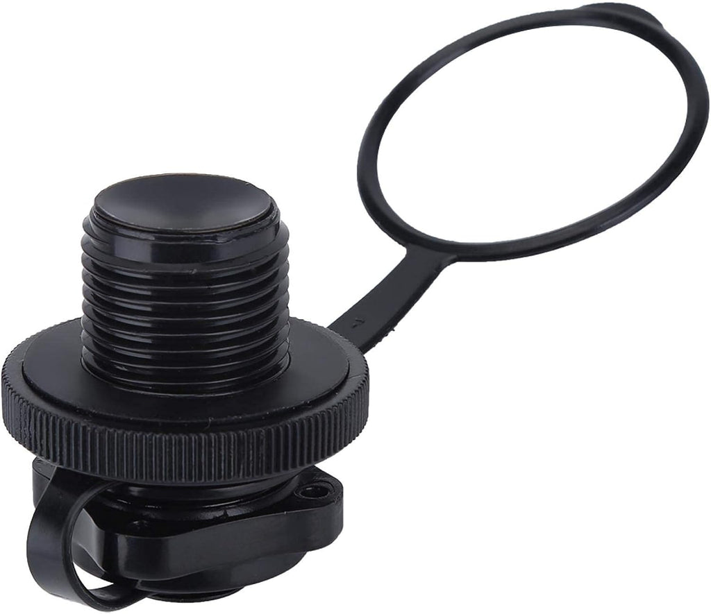 2Pcs Inflatable Boat Valve, Spiral Air Plug for Kayak, Raft, Air Mattress - Replacement Screw Boston Valve for Rubber Dinghy, Pool Airbeds