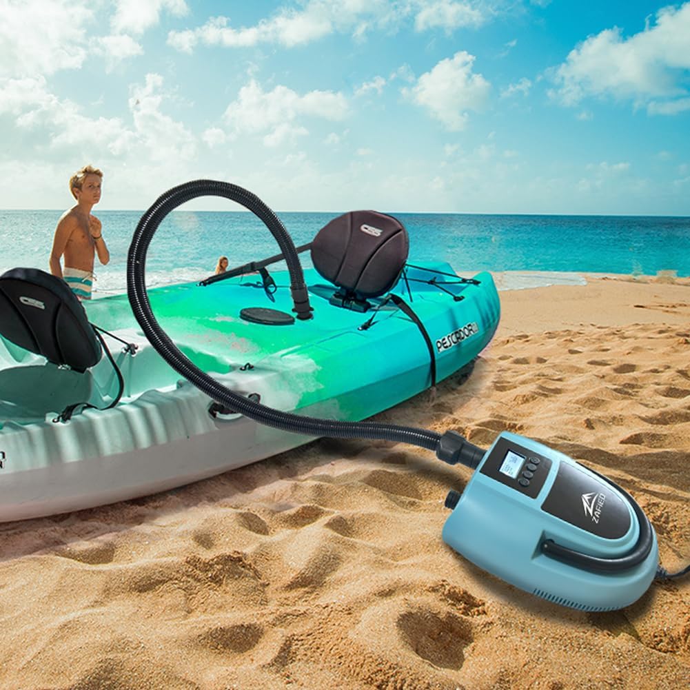 Paddle Board Pump Adapter Hose, Sup Pump Adaptor Hose Kit with 7 Air Valve Nozzles, Electric Air Pump Accessories Fit for Inflatable Stand Up Paddle Board/Boat/Tent/Pool/Mat