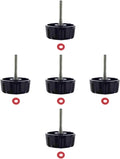 5 Pack Screws Nuts Caps for Fishing Spinning Reels Knob Power Handle Grip