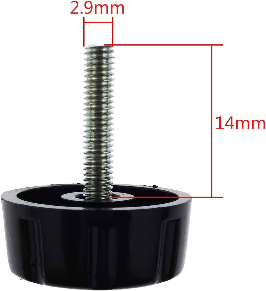 5 Pack Screws Nuts Caps for Fishing Spinning Reels Knob Power Handle Grip