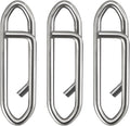 Fishing Speed Clips Power Quick for Lures Change Stainless Steel Lure Snaps Saltwater Freshwater Crankbait Tackle XS-25LB-0.5" 20 Pack