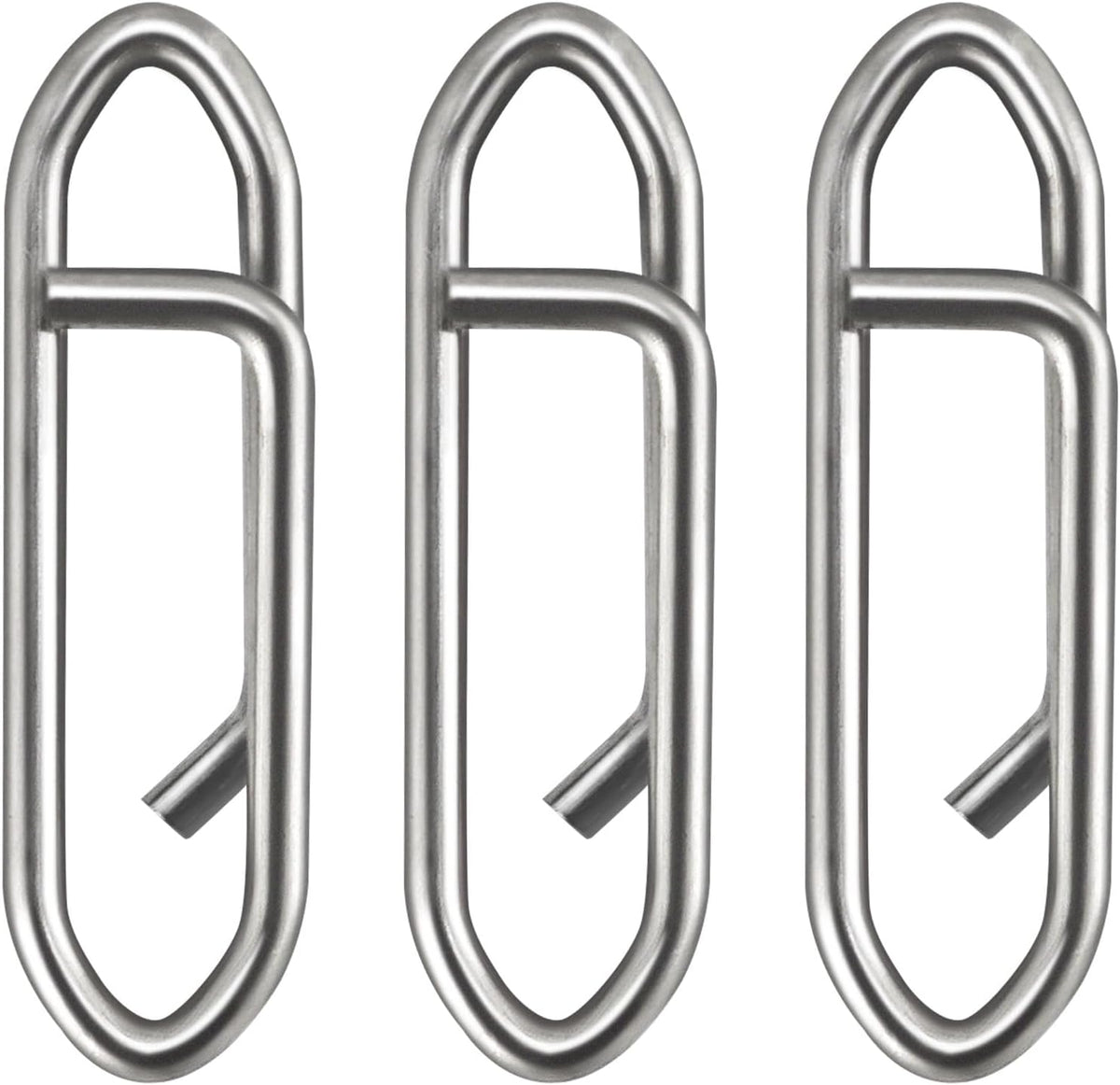 Fishing Speed Clips Power Quick for Lures Change Stainless Steel Lure Snaps Saltwater Freshwater Crankbait Tackle XS-25LB-0.5" 20 Pack