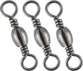 Barrel Swivels Fishing Tackles, for Salwater & Freshwater, Available from #16-#6/0, Leader Line Lure Connector - #16-18LB