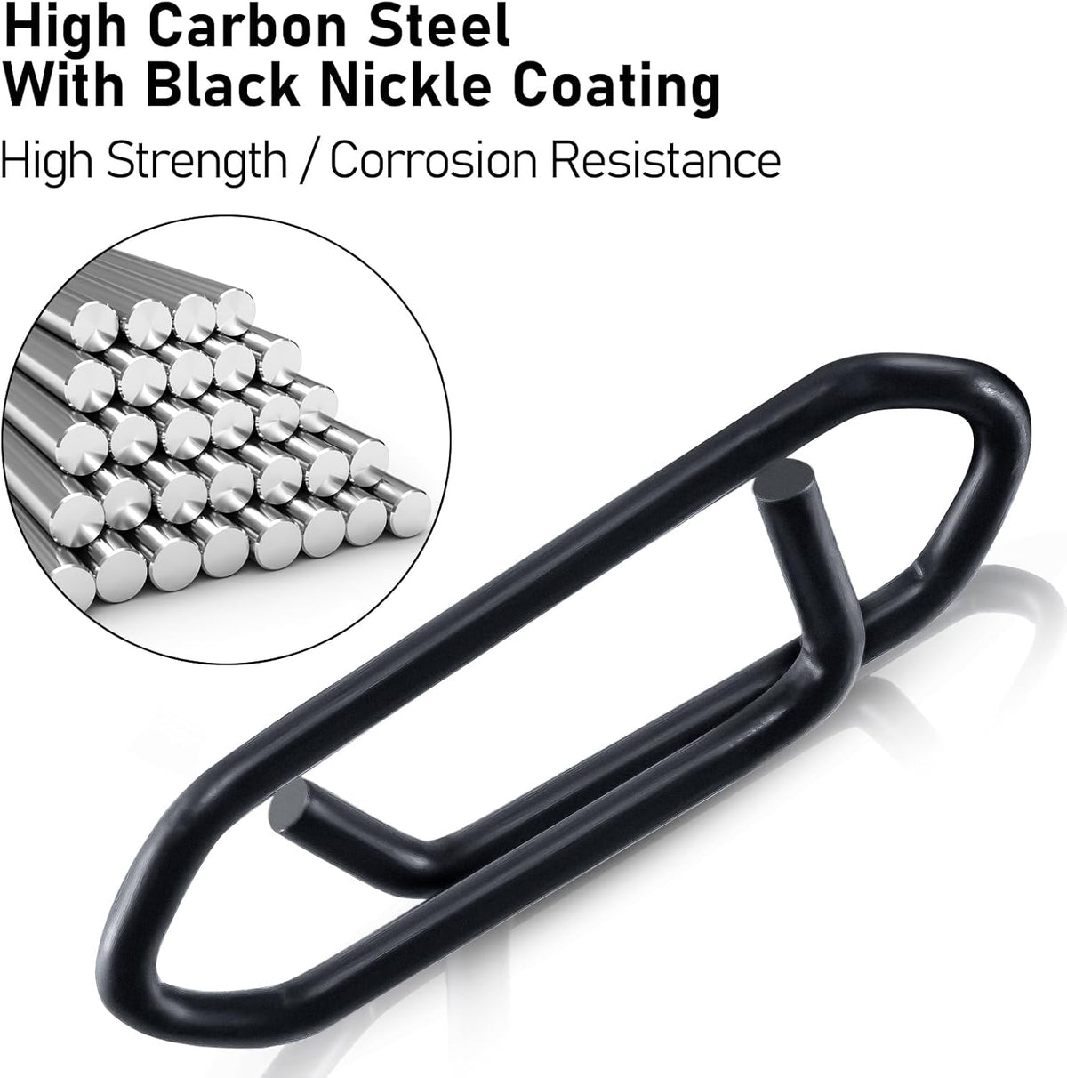 Fishing Power Clips Stealth Stainless Steel Speed Lure Quick Change Snap Connector Saltwater Freshwater Terminal Tackle - XS-25LB-0.5"