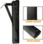 Archery Arrow Quiver Hip Tube with 2-Tubes and Belt Clip Lightweight for Youth Carbon Wooden Crossbow Arrows Holder -