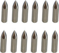 100 Grain Glue on Field Points Archery Replacement Practice Target Arrow Tips 12 Pack -