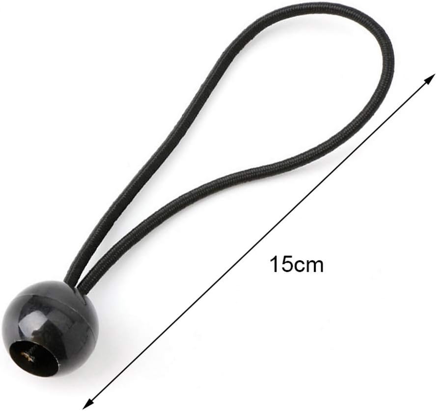 12 Black sailcloth bungee balls for banners - sailcloths - pavilions - tents - bungee hooks - stalls - flagpoles