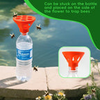 Reusable wasp trap - For hunting wasps, bees, bumblebees and insects - Orchards, farms, gardens, patios, yards - Reduce garden wasp problems