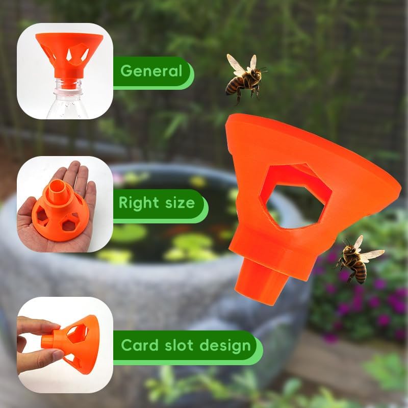Reusable wasp trap - For hunting wasps, bees, bumblebees and insects - Orchards, farms, gardens, patios, yards - Reduce garden wasp problems