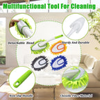Cloth brush - Microfiber cloth - Hand-washable cloth - With 4 replaceable microfiber heads - Can be used wet and dry - Removable cleaning accessories - Suitable for office, car, windows, furniture and walls