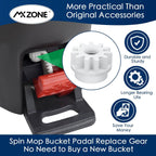 Pedal Bearing Replacement Compatible with O Cedar Mop Bucket, One Way Clutch Gear Sprockets Repair Spin Mop and Bucket, Mop Gears, 2 Packs