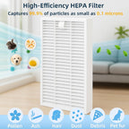 Accessories Kit or ROPVACNIC S1, or Tipdiy G90, or betboyles V75S, or VIPSUN Z1, or PrettyCare C2 Robot Vacuum Replacement Parts, 6 Side Brush, 3 HEPA ilter, 3 Mop Pad