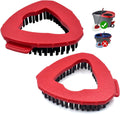 Scrub Brush Mop Replace Head or O cedar EasyWring 1-Tank Spin Mop System Ocedar Mop Scrub Brush Head Hard Bristle Scrub Brush loor Clean to Bathroom, Kitchen, Tub and Tile, NOT it RinseClean 2-Tank