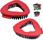 Scrub Brush Mop Replace Head or O cedar EasyWring 1-Tank Spin Mop System Ocedar Mop Scrub Brush Head Hard Bristle Scrub Brush loor Clean to Bathroom, Kitchen, Tub and Tile, NOT it RinseClean 2-Tank