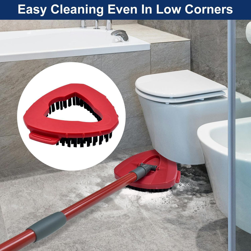Scrub Brush Mop Replace Head or O cedar EasyWring 1-Tank Spin Mop System Ocedar Mop Scrub Brush Head Hard Bristle Scrub Brush loor Clean to Bathroom, Kitchen, Tub and Tile, NOT it RinseClean 2-Tank