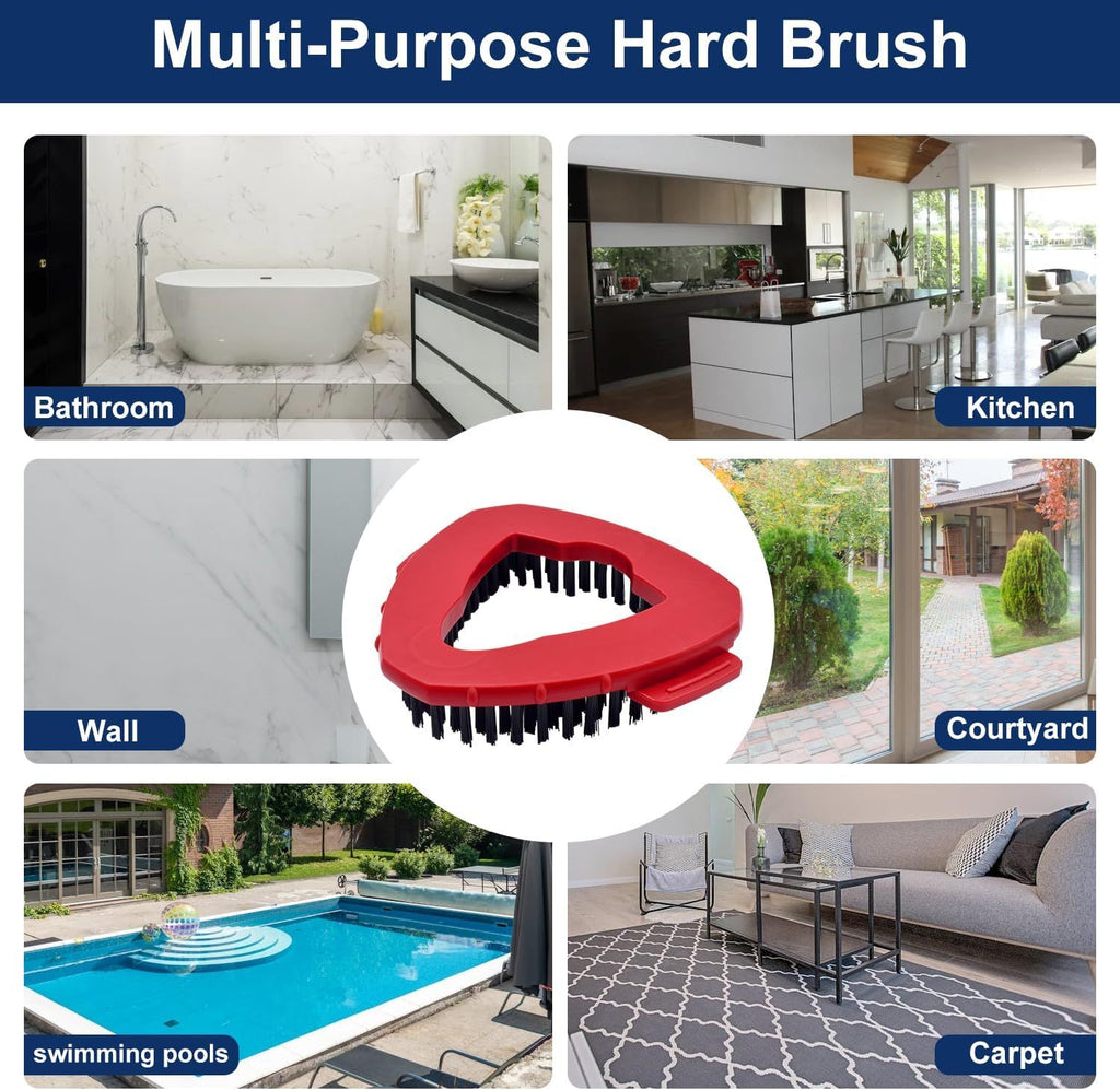 Scrub Brush Mop Replace Head or O cedar EasyWring 1-Tank Spin Mop System Ocedar Mop Scrub Brush Head Hard Bristle Scrub Brush loor Clean to Bathroom, Kitchen, Tub and Tile, NOT it RinseClean 2-Tank