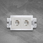 6 Pcs BE1-2 Electrical Outlet Box Extenders, Electrical Box Extender, 1 Gang Power Outlet Box Extender, Electric Box Extenders or Outlets, Single Gang Electric Outlet Box Extension with 12 Screws