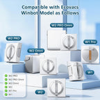 16 Pack Cleaning Rags or ECOVACS Winbot W2 PRO Omni / W2 PRO, W1 Pro / W2 / W1 / W2 Omni Window Cleaning Robot, Washable Microiber Mop Pad Window Cleaning Replacement Accessories Mop Cloth