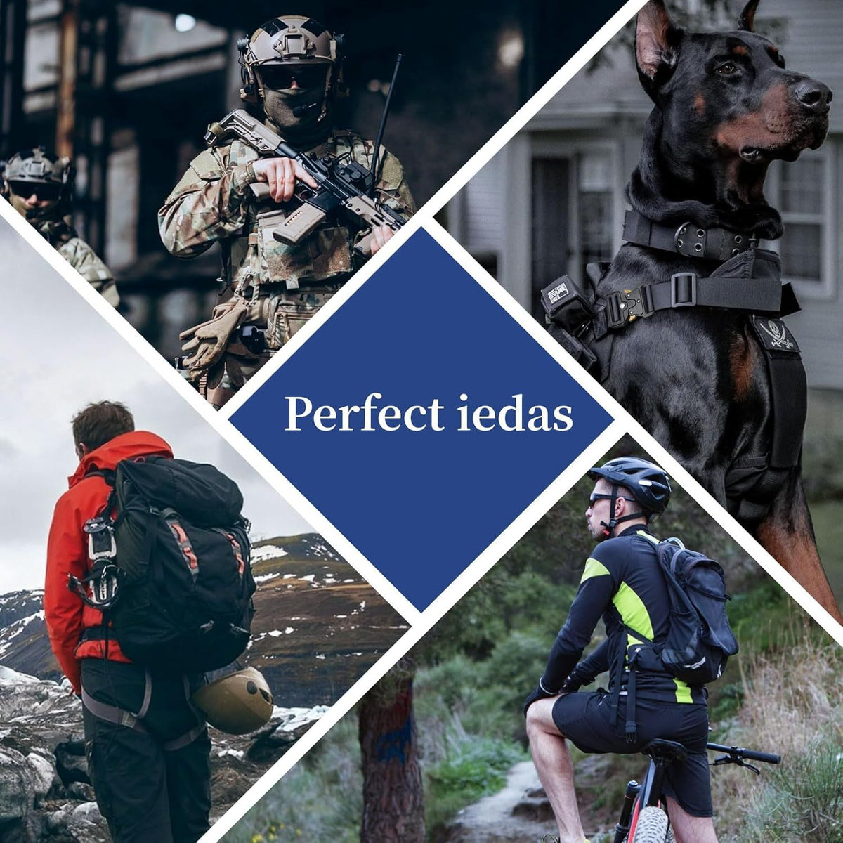 Tactical Buckle Replacement 2 pack,Metal Buckle Clip for Dog Collar, Keychain, Hunting Belt Bags