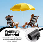 Patio Umbrella Steel Anchor Sand Anchor Beach Umbrella Anchor Grass Auger Spike Patio Sunshade Support Beach Umbrella Steel Stand Base