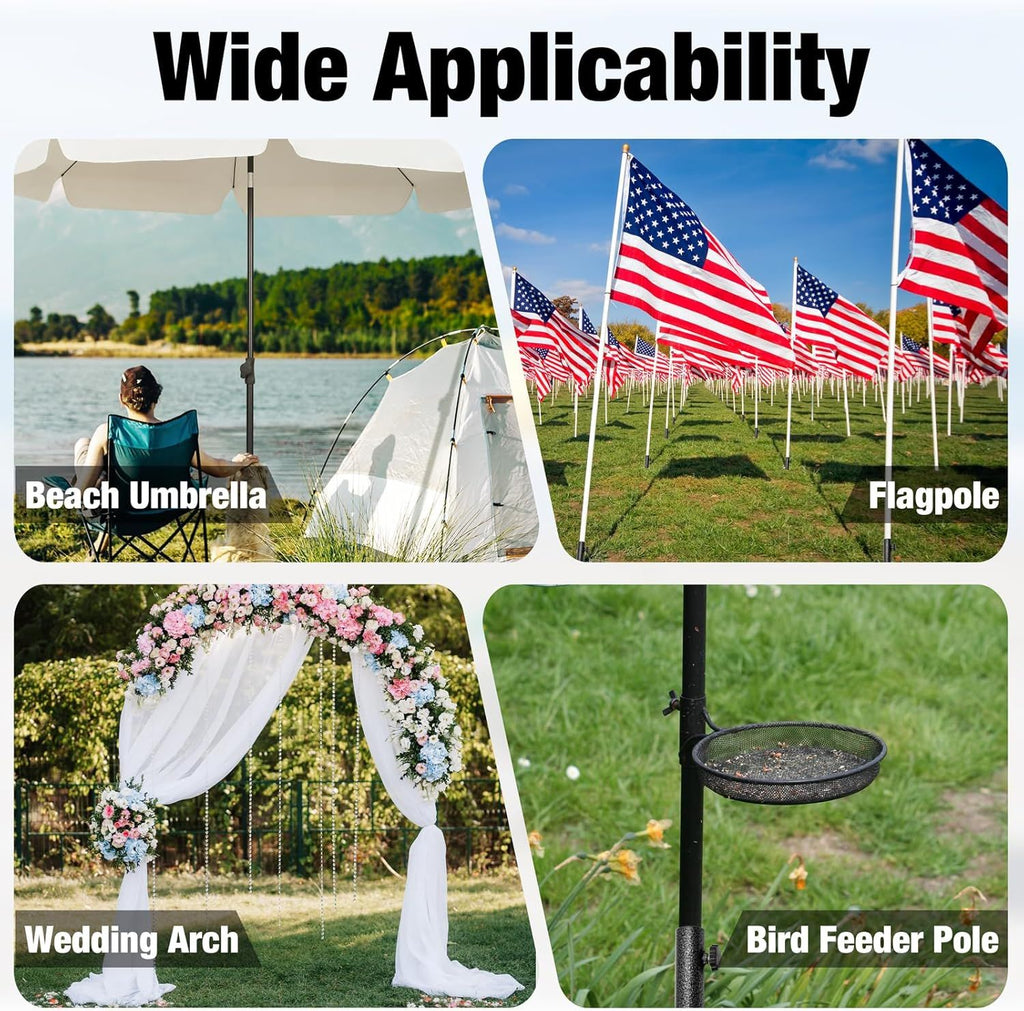 Patio Umbrella Steel Anchor Sand Anchor Beach Umbrella Anchor Grass Auger Spike Patio Sunshade Support Beach Umbrella Steel Stand Base