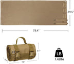 Outdoor Camping Tactical Training Shooting Mat Anti Slip Pad, Waterproof and Moisture-Proof Folding Mat Picnic Blanket Portable with Carry Strap