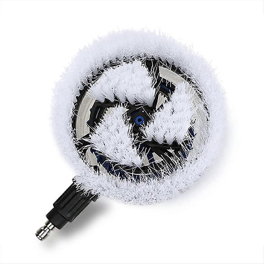 Rotating Wash Brush Pressure Washer Accessories Universal Quick Connector Cleaning Tool for Car Home Office Patio