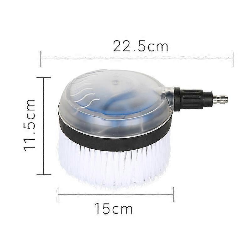 Rotating Wash Brush Pressure Washer Accessories Universal Quick Connector Cleaning Tool for Car Home Office Patio