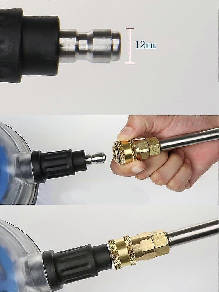 Rotating Wash Brush Pressure Washer Accessories Universal Quick Connector Cleaning Tool for Car Home Office Patio