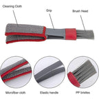 Car Vent Cleaning Brush Microfiber Cleaners for Window Louver Air Conditioner Roller Shutters 2 Pieces