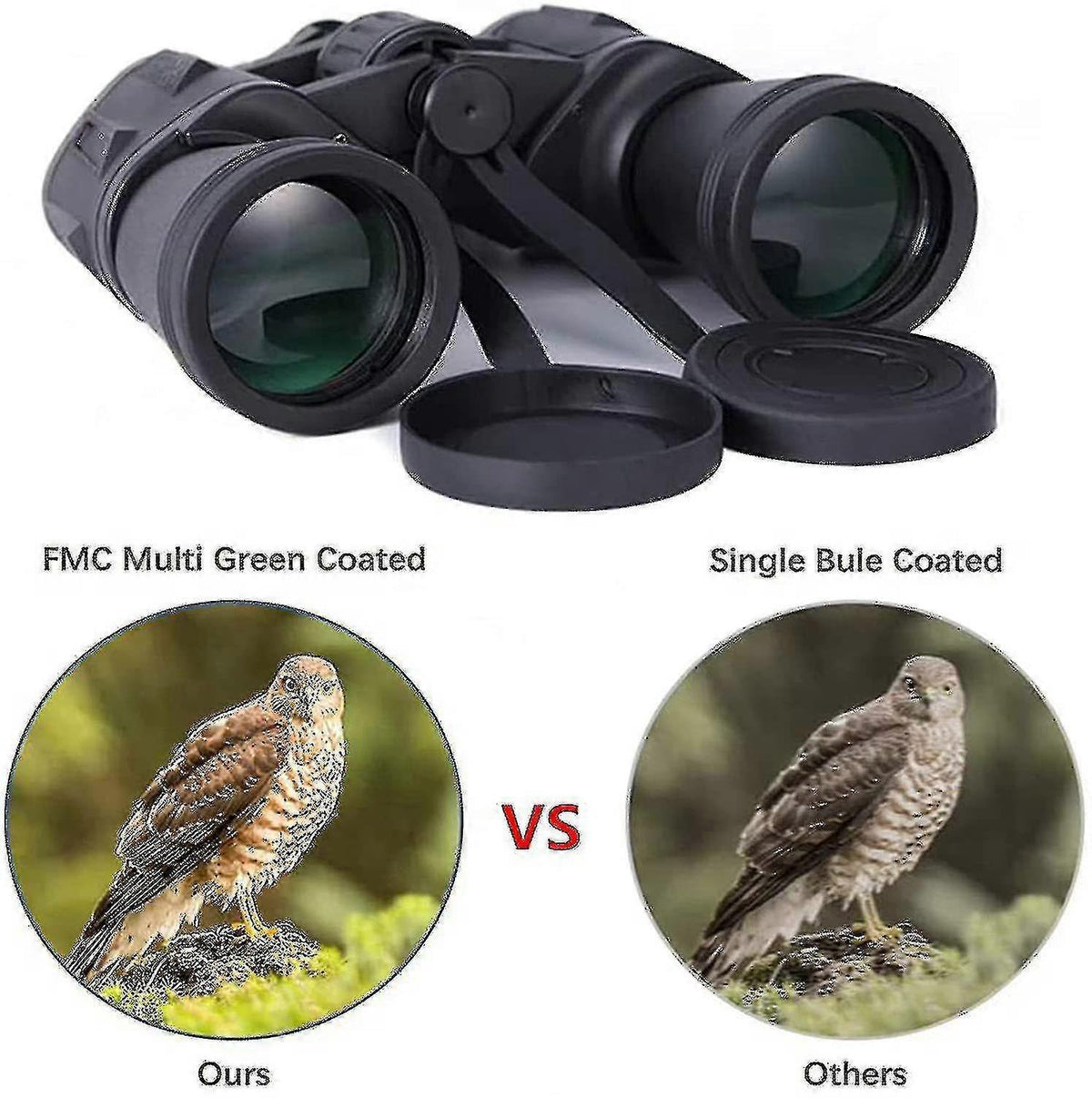 20x50 Binoculars High Power Long Range Compact Binocular for Adults