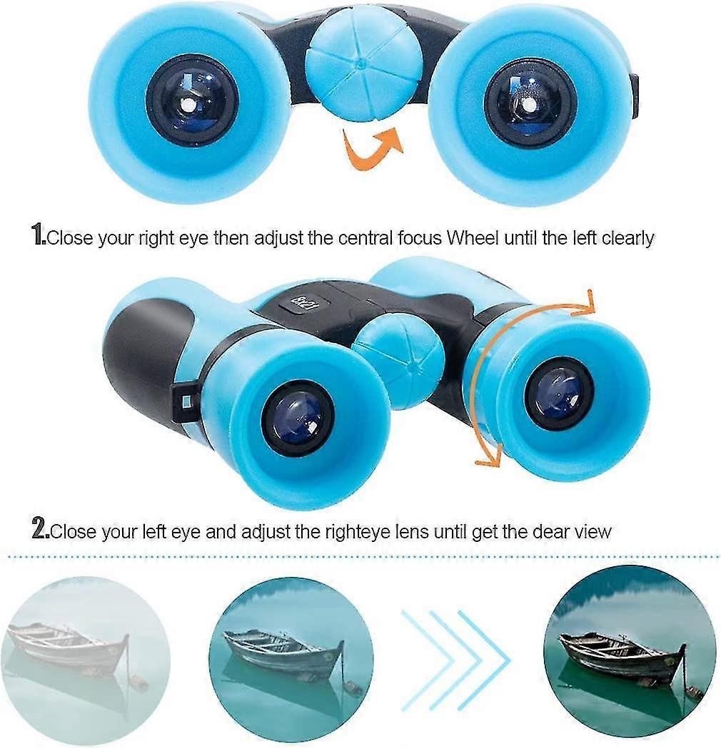Pink Binoculars for Babies Gift Set Compact Lightweight Outdoor Use