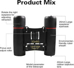 Compact Foldable Telescope for Babies Lightweight Binoculars for Travel