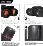 Compact Foldable Telescope for Babies Lightweight Binoculars for Travel