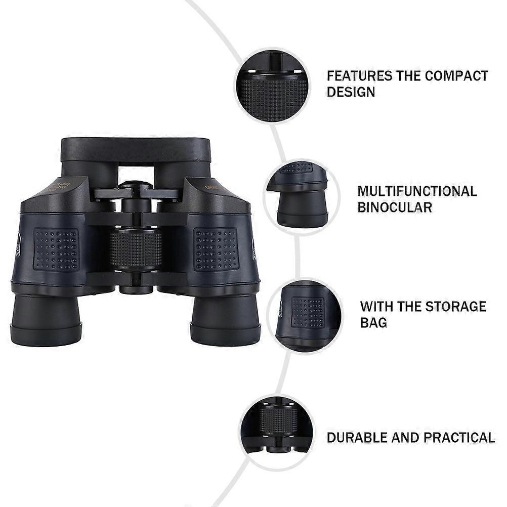 60x60 Compact Binoculars for Outdoor Activities High Power Binocular