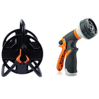 Garden Hose Spray Nozzle - Hose Nozzle with Storage Cart for Outdoor Use