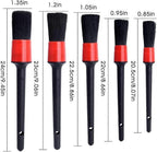 5pcs Car Detailing Cleaning Brush Set for Interior & Exterior