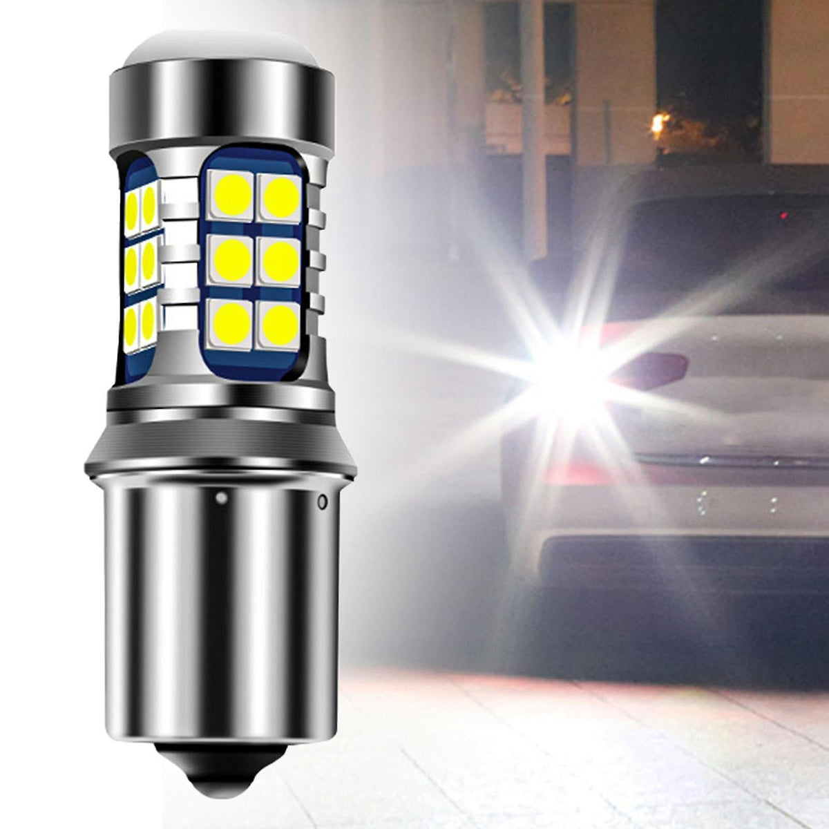 2pcs Truck Backup Cargo Reversing Light Bulbs