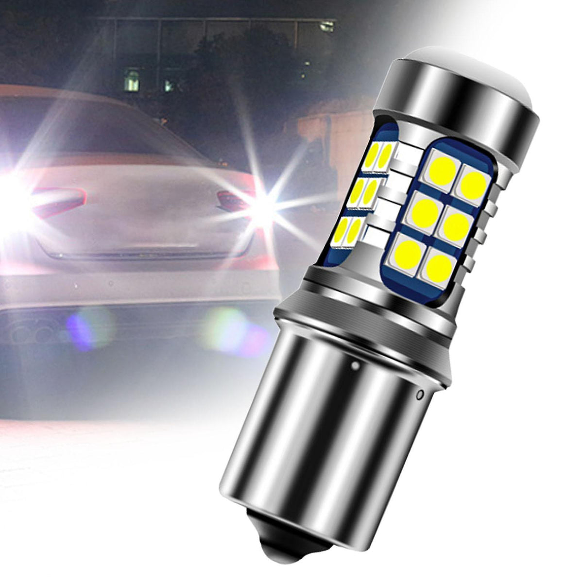 2pcs Truck Backup Cargo Reversing Light Bulbs