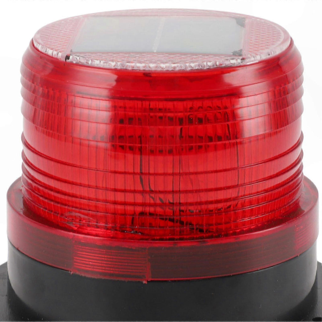 Red LED Emergency Strobe Light with Base, Waterproof Vehicle Warning Light