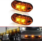 LED Side Marker Lights 10PCS, 12V Waterproof Car Truck Warning Tail Lamps