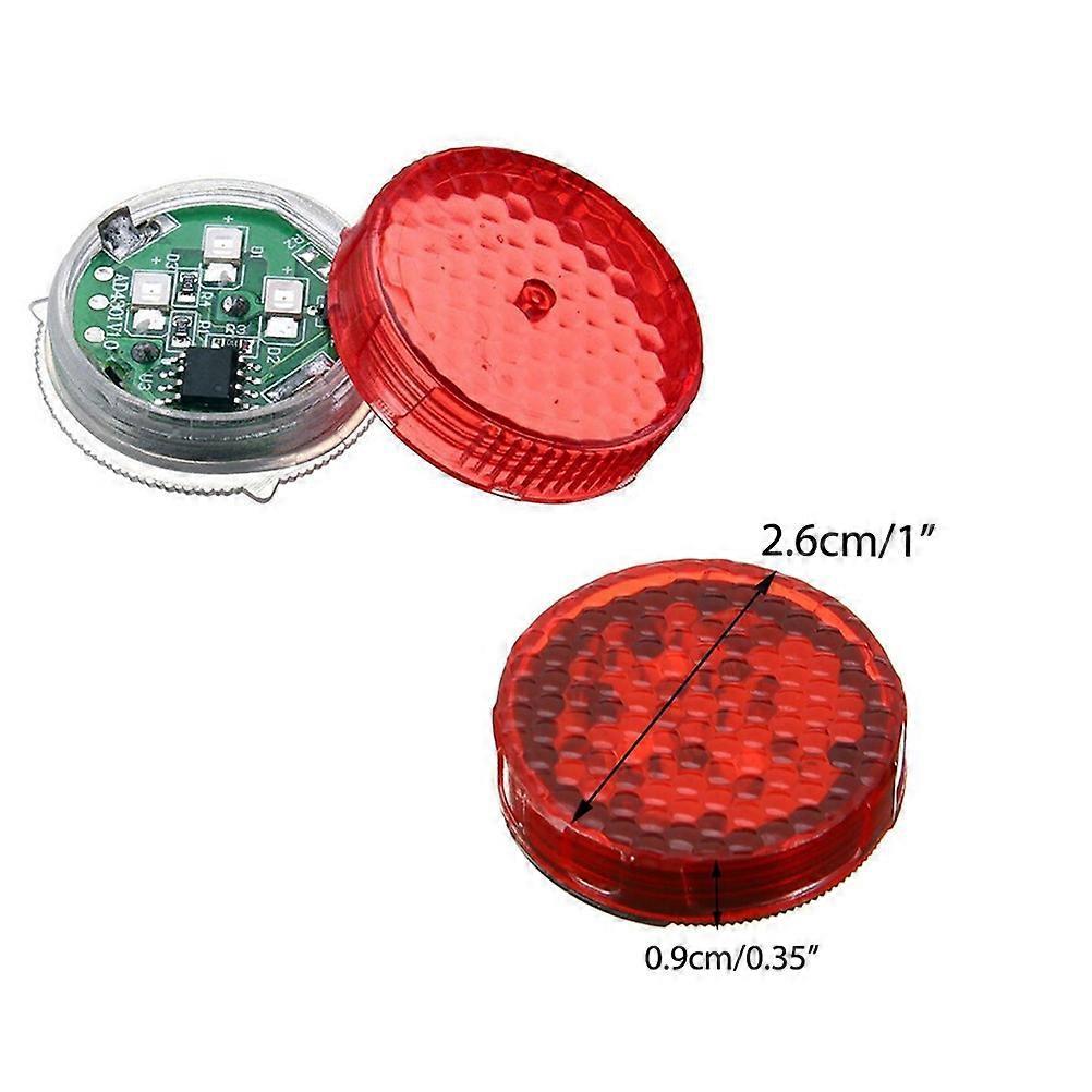 Wireless Red Warning Light 2PCS, Induction High Brightness Vehicle Light