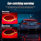LED Brake Light Strip 35 Inch, Red 144 LEDs DC12V Rear Warning Light Bar