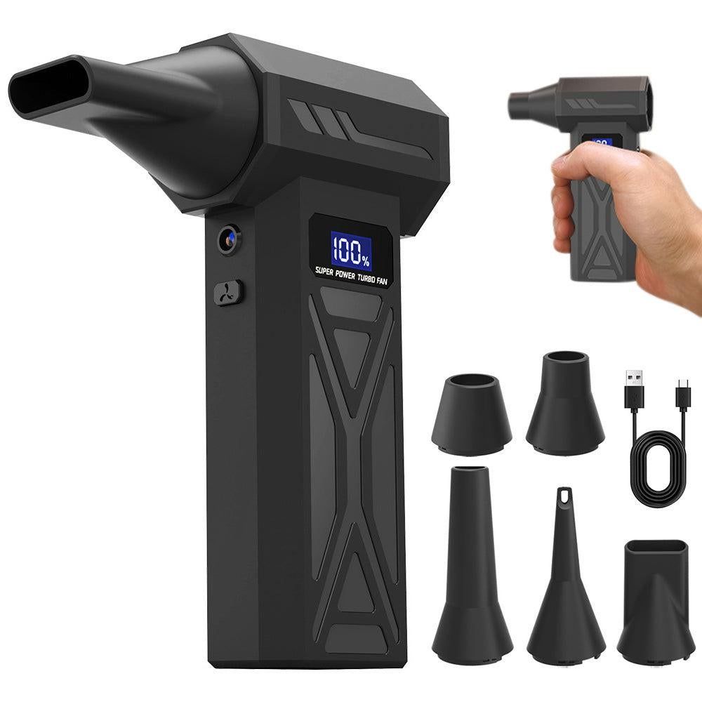 110000RPM Electric Compressed Air Duster Blower Rechargeable 4-Speed