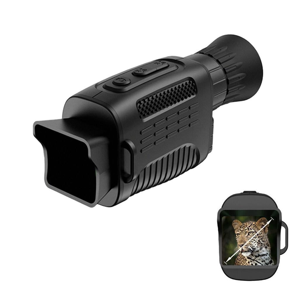 Night Vision Monocular Binoculars 4K IR Digital Telescope for Adult Hunting Camping-Multicolor