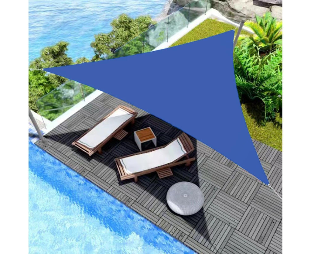 Shade Sail Waterproof Heavy Duty Triangle - Royal Blue