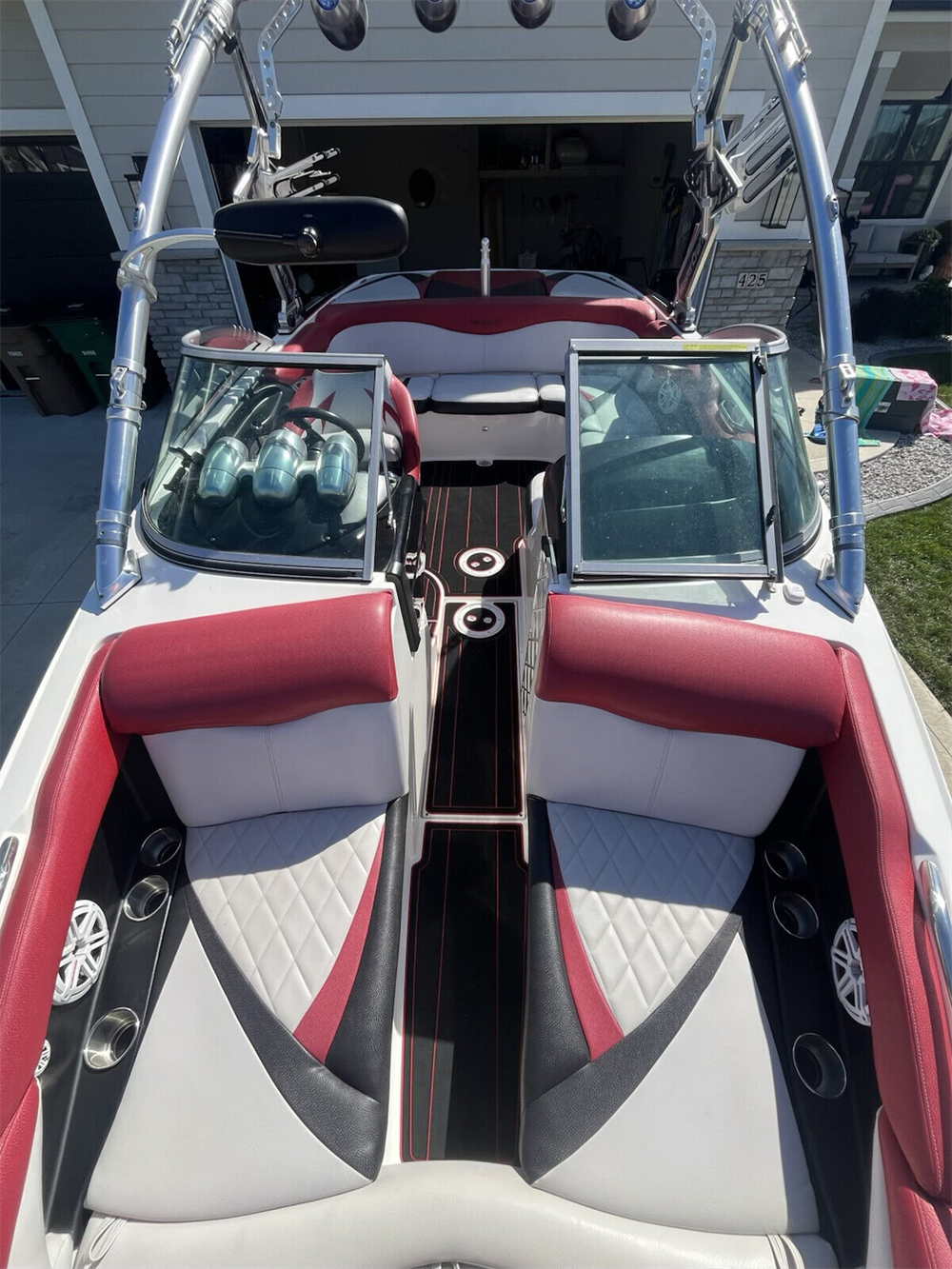2004-2011 Mastercraft X Star Cockpit Pad Boat EVA Foam Faux Teak Deck Floor Mat SeaDek MarineMat Gatorstep Style Self Adhesive