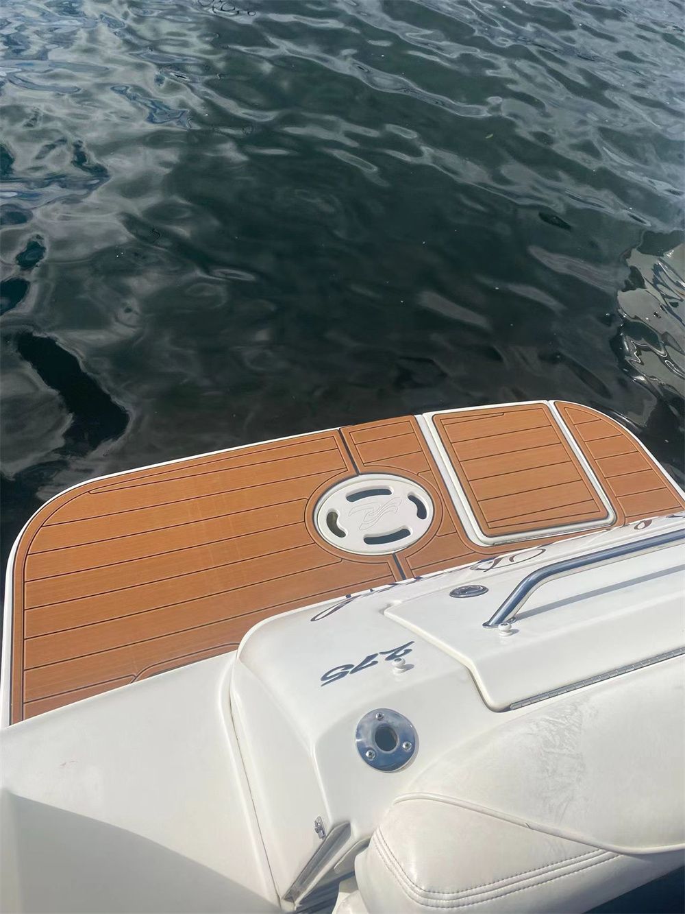 2003 Sea Ray 260 Sundancer Swim Platform Pad Boat EVA Foam Teak Deck Floor Mat SeaDek MarineMat Gatorstep Style Self Adhesive
