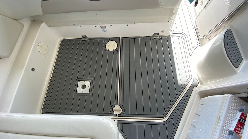 2006 Chaparral 280 Swim Platform Cockpit Boat EVA Foam Teak Deck Floor Pad Mat SeaDek MarineMat Gatorstep Style Self Adhesive